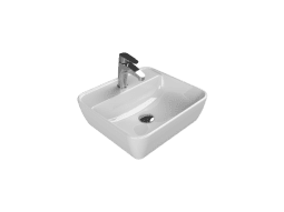 Turkuaz Seramik Tezgah Üstü Lavabo, One, 46x42 cm (Batarya Delikli)