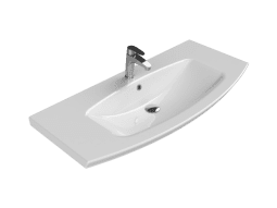 Turkuaz Seramik Etajerli Lavabo, Plus, 110x51 cm