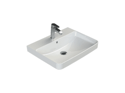 Turkuaz Seramik Lavabo, Noura, 60x48 cm