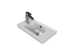 Turkuaz Seramik Etajerli Lavabo, Frame, 50x28 cm