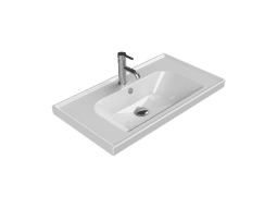 Turkuaz Seramik Etajerli Lavabo, Frame, 80x45 cm