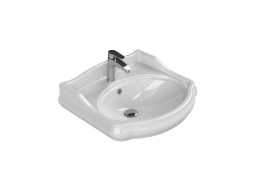 Turkuaz Seramik Etajerli Lavabo, 1837, 60x54 cm