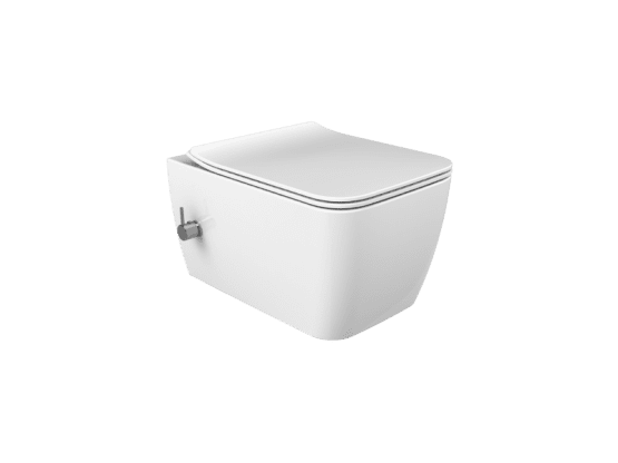 TURKUAZ SERAMİK Asma Klozet, Hera Rimless (Entegre Ara Musluklu)