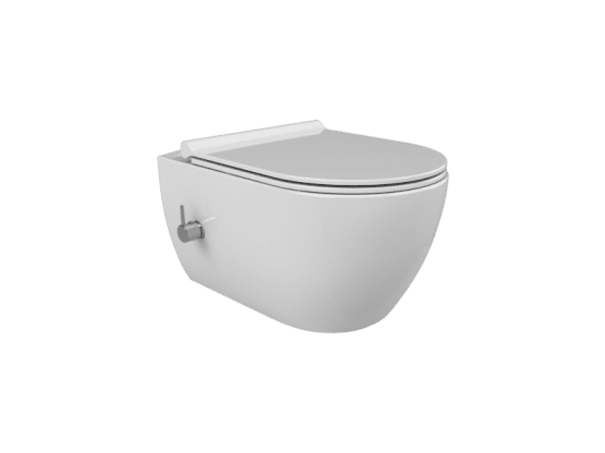 TURKUAZ SERAMİK Asma Klozet, City Rimless (Entegre Ara Musluklu)