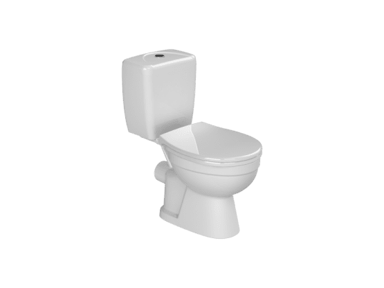 TURKUAZ SERAMİK Klozet, Ova (Arkadan çıkışlı)