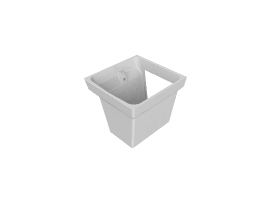 TURKUAZ SERMİK LAVABO Kübik Ayak, Bella