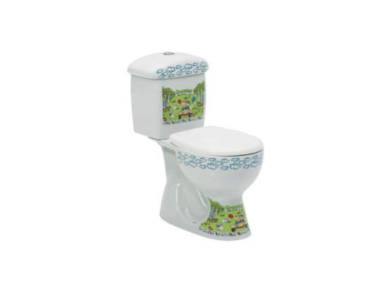 TURKUAZ SERAMİK Çocuk Klozet, Yumurcak (Alttan çıkışlı)