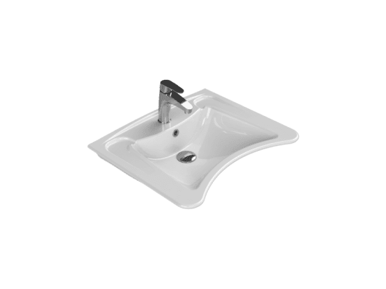 TURKUAZ SERAMİK Lavabo, Bedensel Engelli, 60x50 cm