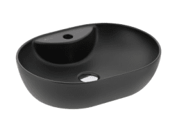 SERAMİKSAN ALTO MAT SİYAH TEZGAH ÜSTÜ LAVABO BATARYA DELİKLİ