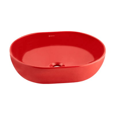 SERAMİKSAN ALTO PARLAK KIRMIZI TEZGAH ÜSTÜ LAVABO