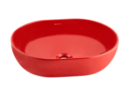 SERAMİKSAN ALTO PARLAK KIRMIZI TEZGAH ÜSTÜ LAVABO