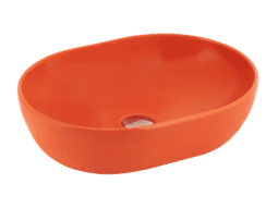 SERAMİKSAN ALTO PARLAK KOYU TURUNCU TEZGAH ÜSTÜ LAVABO