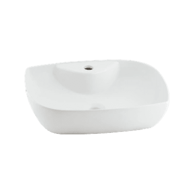 SERAMİKSAN DIES MAT BEYAZ TEZGAH ÜSTÜ LAVABO BATARYA DELİKLİ