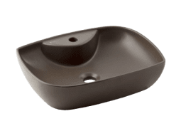 SERAMİKSAN DIES MAT METALİK KAHVE TEZGAH ÜSTÜ LAVABO BATARYA DELİKLİ