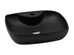 SERAMİKSAN DIES MAT SİYAH TEZGAH ÜSTÜ LAVABO BATARYA DELİKLİ