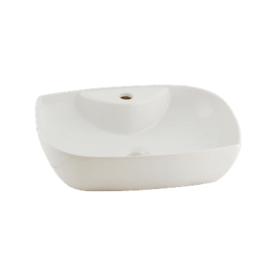 SERAMİKSAN DIES PARLAK BEYAZ TEZGAH ÜSTÜ LAVABO BATARYA DELİKLİ