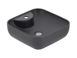 SERAMİKSAN FORM ANTRASİT TEZGAH ÜSTÜ LAVABO BATARYA DELİKLİ