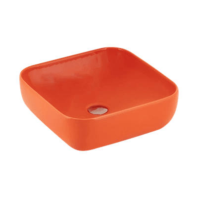 SERAMİKSAN FORM PARLAK K.TURUNCU TEZGAH ÜSTÜ LAVABO