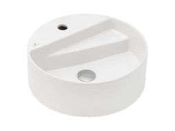 SERAMİKSAN LIVELLO TEZGAH ÜSTÜ YUVARLAK LAVABO BATARYA DELİKLİ 42CM