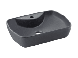 SERAMİKSAN LUCIDA ANTRASİT TEZGAH ÜSTÜ LAVABO BATARYA DELİKLİ