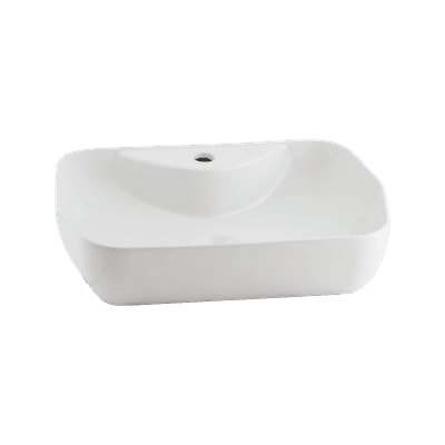 SERAMİKSAN LUCIDA MAT BEYAZ TEZGAH ÜSTÜ LAVABO BATARYA DELİKLİ