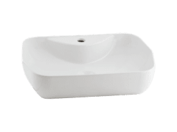 SERAMİKSAN LUCIDA MAT BEYAZ TEZGAH ÜSTÜ LAVABO BATARYA DELİKLİ