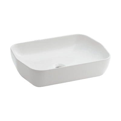 SERAMİKSAN LUCIDA PARLAK BEYAZ TEZGAH ÜSTÜ LAVABO