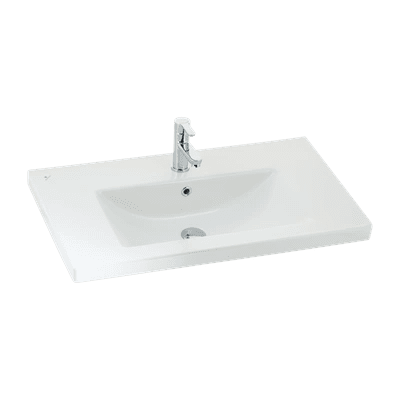 SERAMİKSAN LUNA ETEJERLI LAVABO 80 CM MOBILYA GEÇMELI