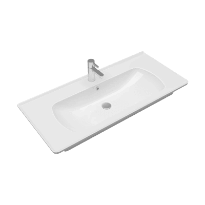 SERAMİKSAN SATURN FLAT LAVABO 100 CM MOBİLYA GEÇMELİ