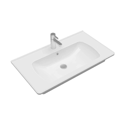 SATURN FLAT LAVABO 80 CM MOBİLYA GEÇMELİ