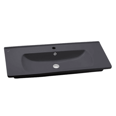 SERAMİKSAN SATURN FLAT MAT ANTRASİT LAVABO 100 CM