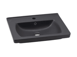 SERAMİKSAN SATURN MAT ANTRASİT ETEJERLİ LAVABO60 CM