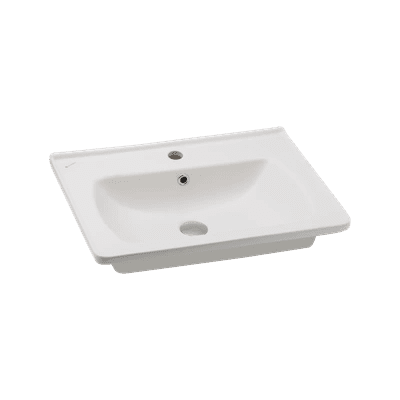 SERAMİKSAN SATURN MAT BEYAZ FLAT LAVABO 60 CM MOBİLYA GEÇMELİ