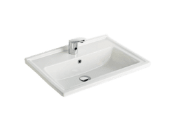 SERAMİKSAN SILVA KARE ETEJERLİ TEZGAH ÜSTÜ LAVABO 65CM