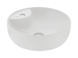 SERAMİKSAN SOLE MAT BEYAZ TEZGAH ÜSTÜ LAVABO BATARYA DELİKLİ