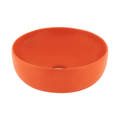 SERAMİKSAN SOLE PARLAK K.TURUNCU TEZGAH ÜSTÜ LAVABO