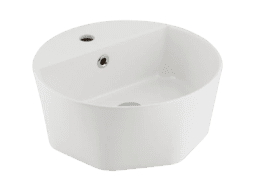 SERAMİKSAN STELLA TEZGAH ÜSTÜ YUVARLAK LAVABO BATARYA DELİKLİ 42CM