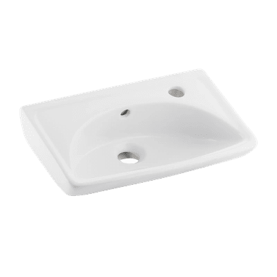 SERAMİKSAN TEK PARCA LAVABO 45CM BATARYA DELİKLİ