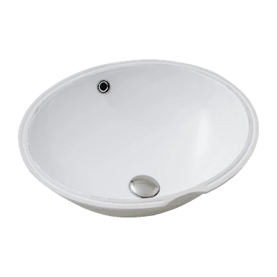 SERAMİKSAN TEK PARÇA TEZGAH ALTI OVAL LAVABO 55 CM
