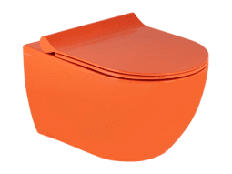 SERAMİKSAN HILL RIM-OUT PARLAK KOYU TURUNCU ASMA KLOZET