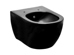 SERAMİKSAN HILL RIM-OUT PARLAK SİYAH ASMA KLOZET