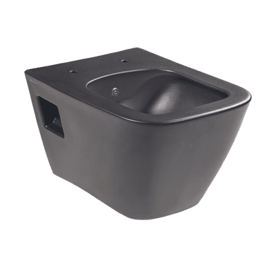 SERAMİKSAN SATURN RIM-OUT MAT SIYAH AÇIK MONTAJ ASMA KLOZET