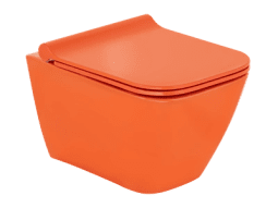 SERAMİKSAN SATURN RIM-OUT PARLAK KOYU TURUNCU ASMA KLOZET