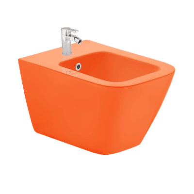 SERAMİKSAN SATURN PARLAK KOYU TURUNCU ASMA BIDE