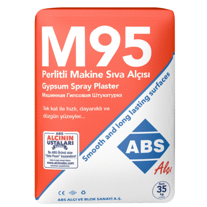 ABS M95 PERLİTLİ MAKİNE SIVA ALÇISI