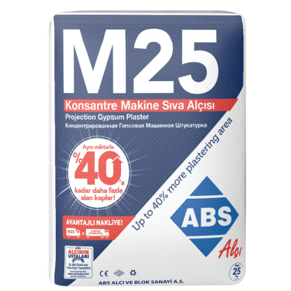 ABS M25 KONSANTRE MAKİNE SIVA ALÇISI