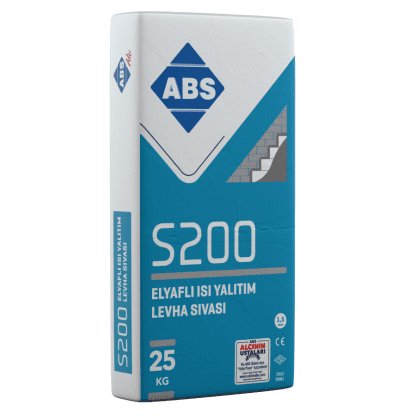 ABS S200 Elyaflı Isı Yalıtım Levha Sıvası