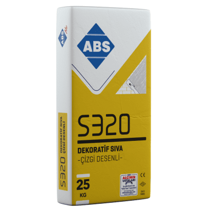 ABS S320 Çizgi Desenli Dekoratif Sıva