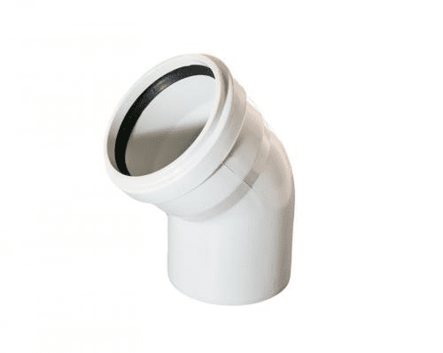 PLASTHERM PVC AÇIK DİRSEK 45°
