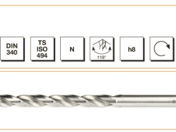MTE HSS-E DIN 340 Silindirik Saplı Uzun Matkap Ucu